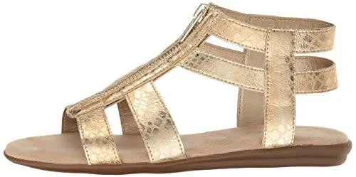 Encychlopedia Gladiator Sandal Gold Snake 6 M Us