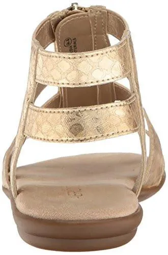 Encychlopedia Gladiator Sandal Gold Snake 6 M Us