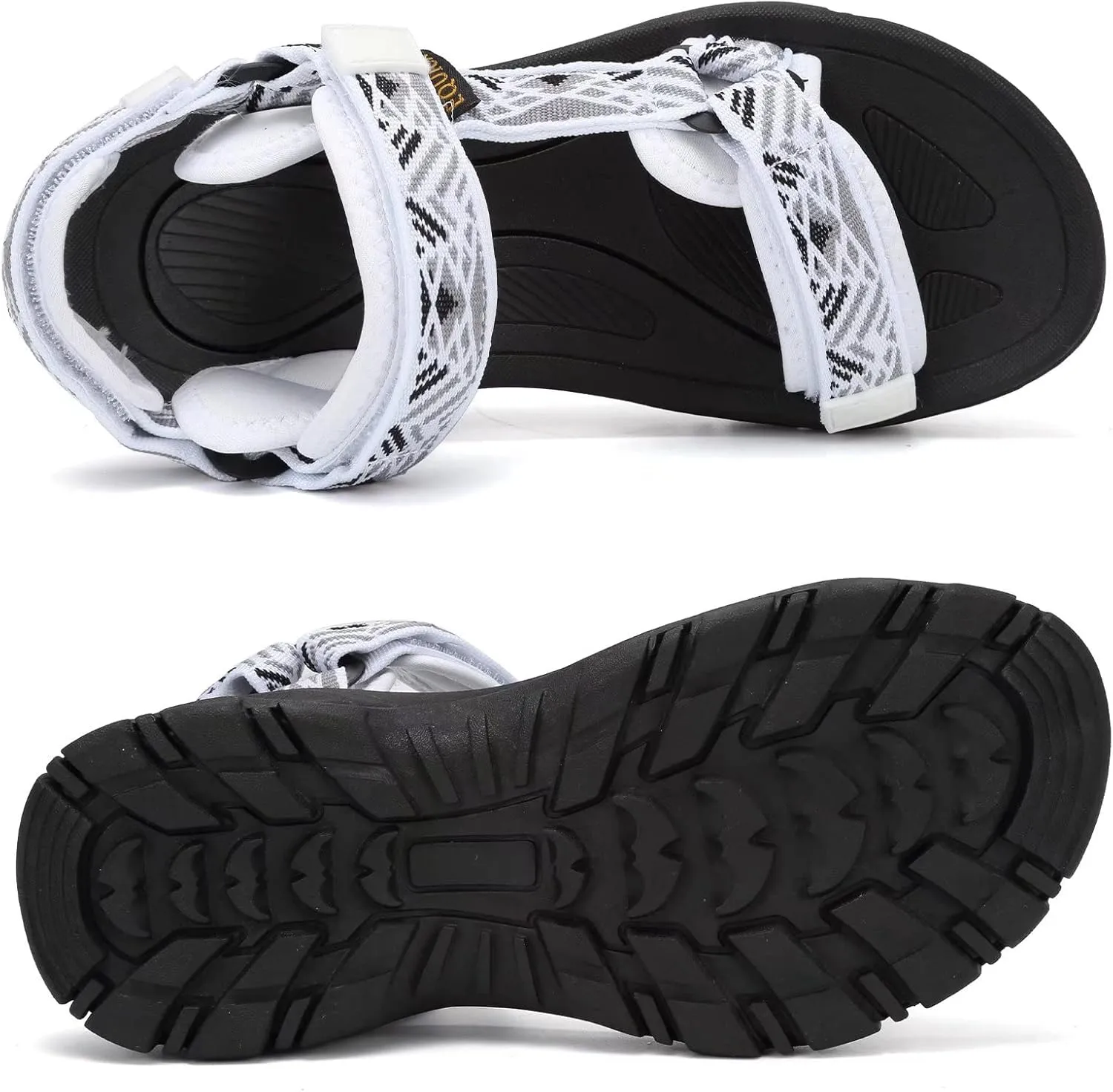 EQUICK Sport Sandals for Women, Open Toe Strap Sandal Anti-skidding Outdoor Water Sandals Comfortable Athletic Sandals for Beach