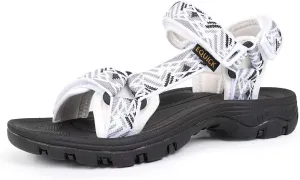 EQUICK Sport Sandals for Women, Open Toe Strap Sandal Anti-skidding Outdoor Water Sandals Comfortable Athletic Sandals for Beach