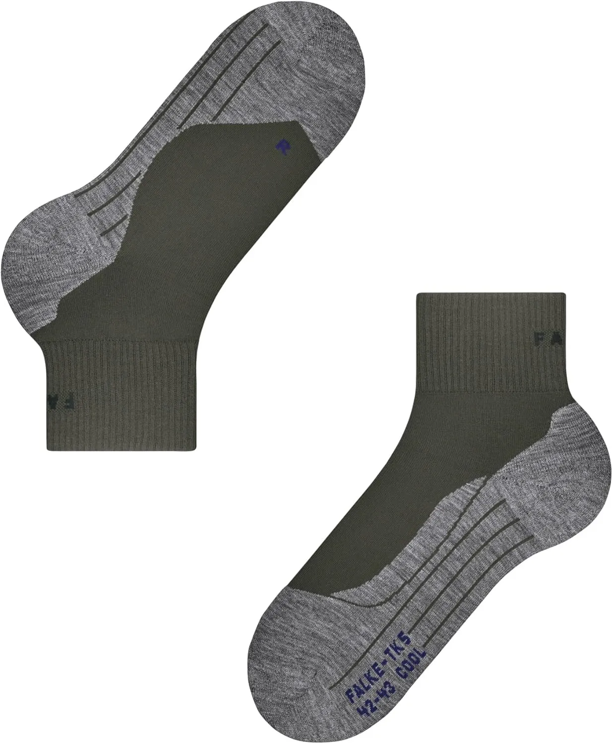FALKE Men's TK5 Wander Cool Hiking Socks, 1 Pair