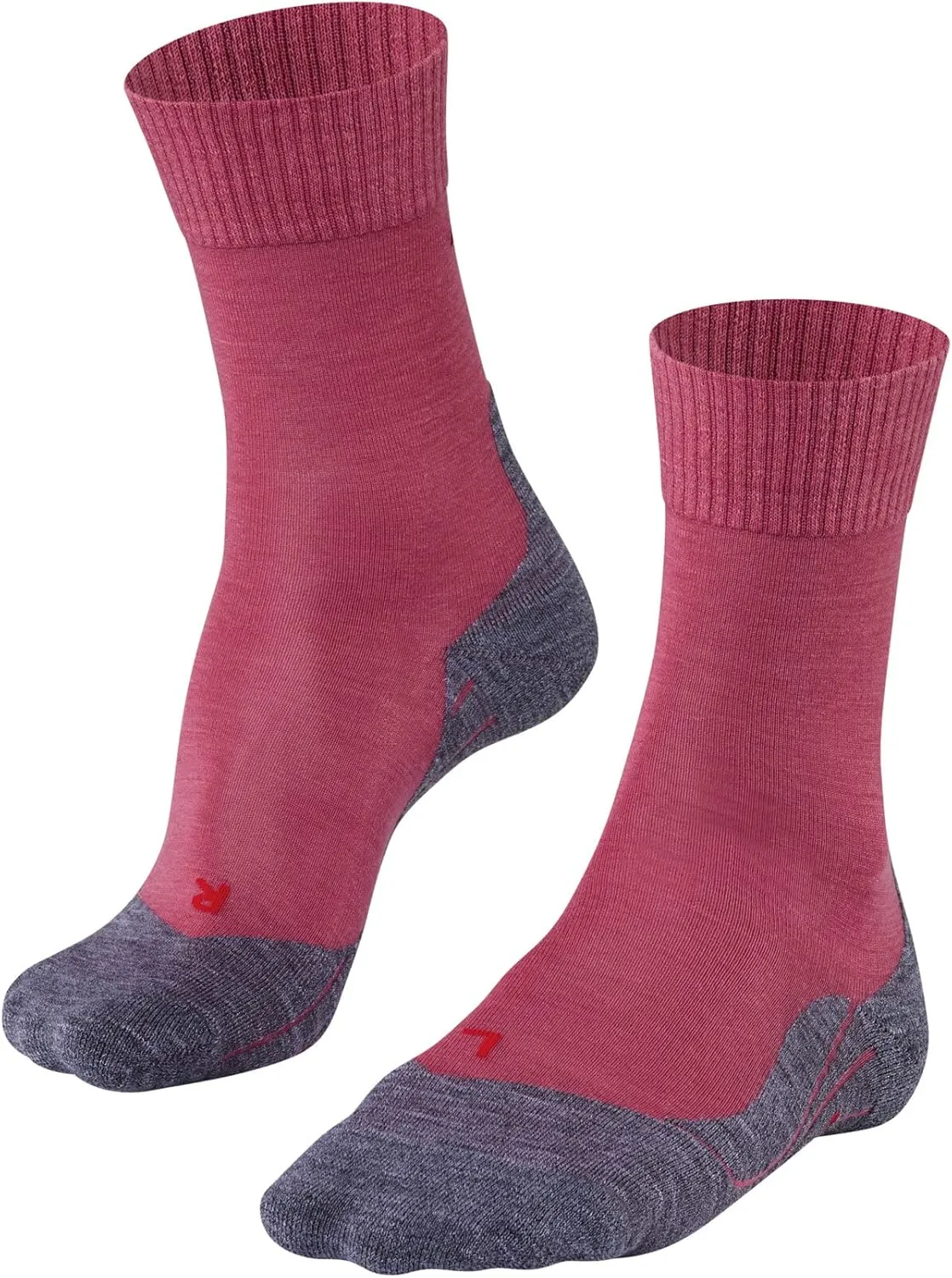 FALKE Women's TK5 Wander Hiking Socks, Crew Length, Light Padding, Athletic Sock, Breathable Quick Dry, Merino Wool, 1 Pair
