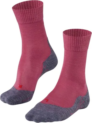 FALKE Women's TK5 Wander Hiking Socks, Crew Length, Light Padding, Athletic Sock, Breathable Quick Dry, Merino Wool, 1 Pair