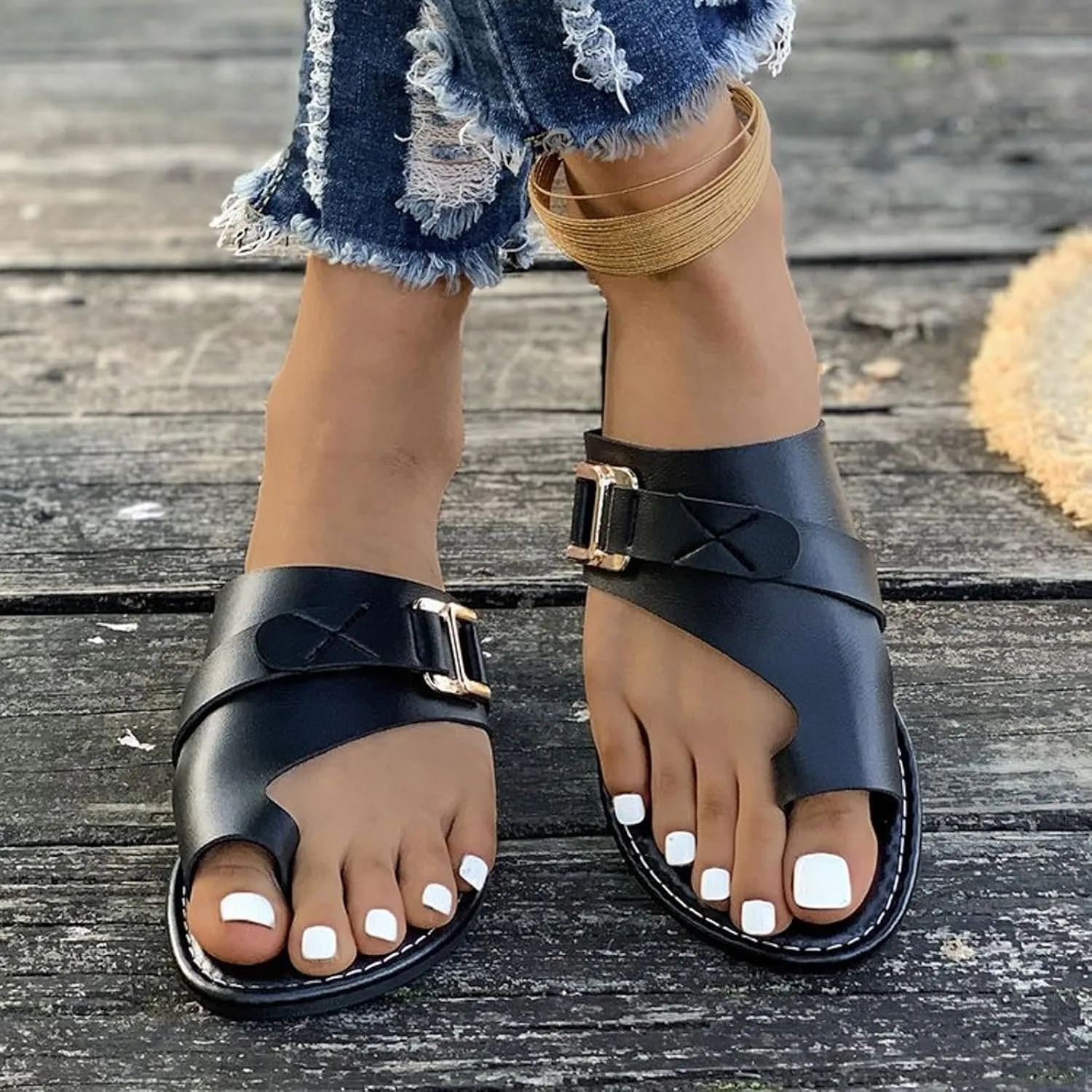 Fashion Slides Slippers for Summer Summer Home Household Indoor Slip Thick Soled PVC Women Slippers