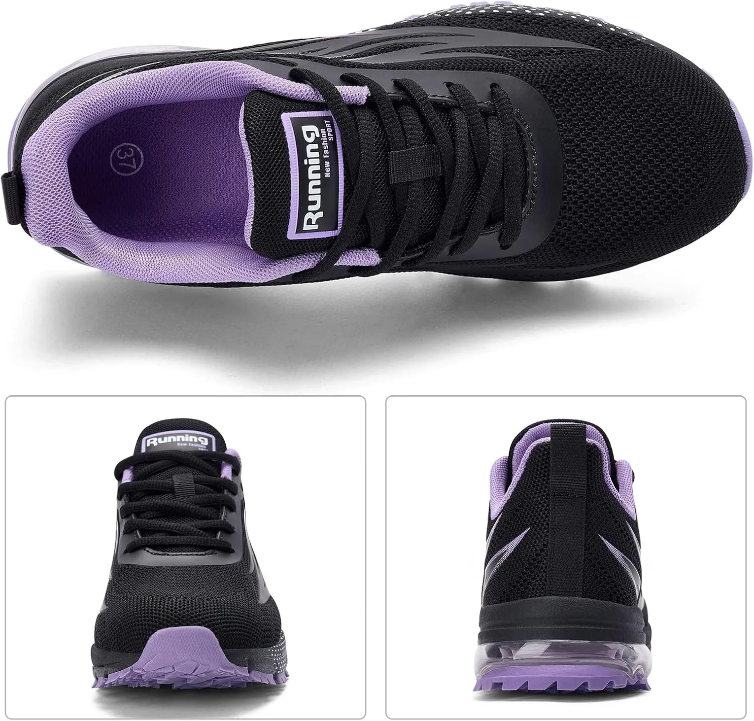 Fashionable Women's Athletic Shoes - Lightweight, Breathable, Anti-Slip with Advanced Cushioning