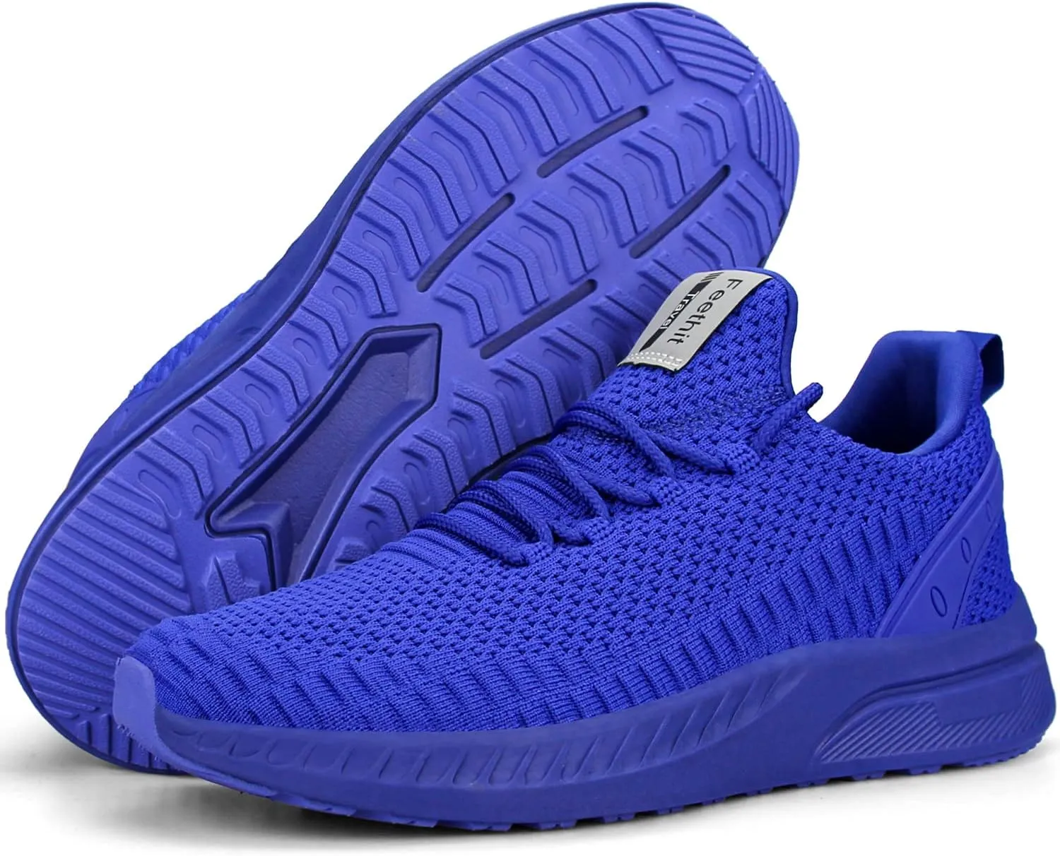 Feethit Mens Slip On Walking Shoes Blade Tennis Shoes Non Slip Running Shoes Lightweight Workout Shoes Breathable Mesh Fashion Sneakers