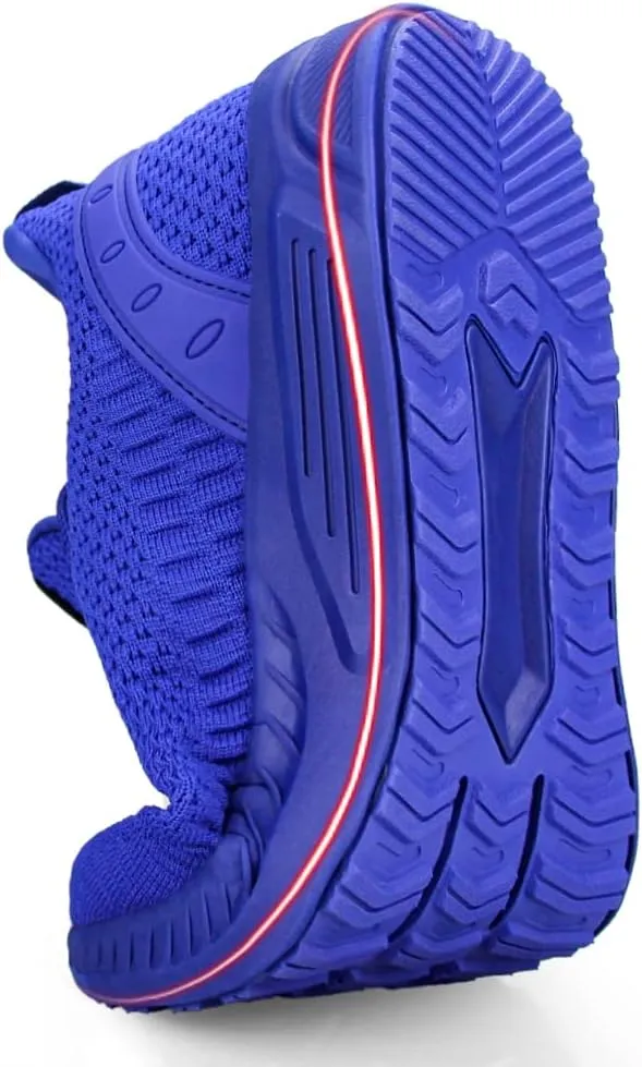 Feethit Mens Slip On Walking Shoes Blade Tennis Shoes Non Slip Running Shoes Lightweight Workout Shoes Breathable Mesh Fashion Sneakers