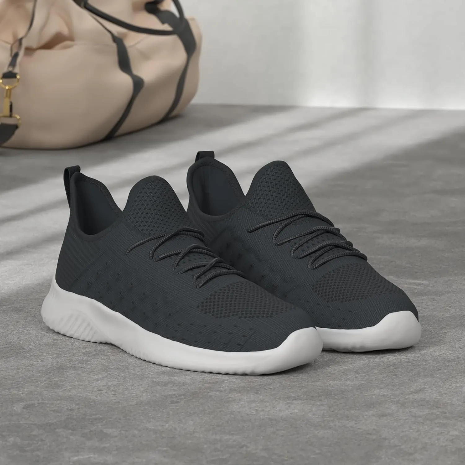 Feethit Mens Slip On Walking Shoes Lightweight Breathable Non Slip Running Shoes Comfortable Fashion Sneakers for Men