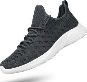 Feethit Mens Slip On Walking Shoes Lightweight Breathable Non Slip Running Shoes Comfortable Fashion Sneakers for Men
