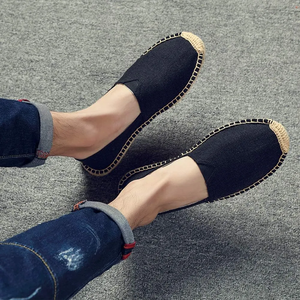 fereshte Mens Alpargata Espadrilles for Women Breathable Slip On Flats Shoes