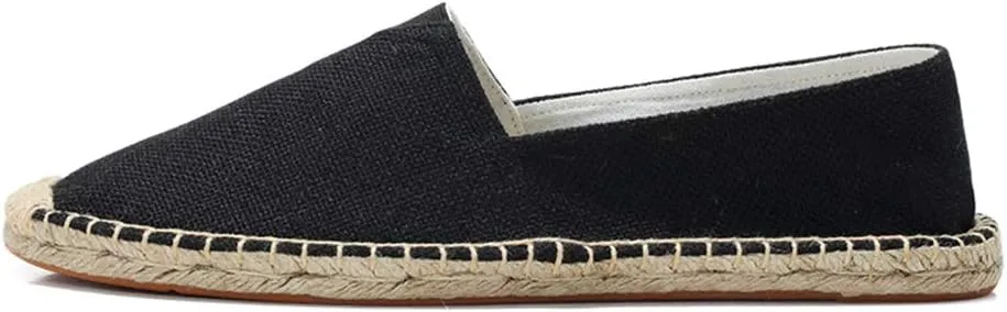 fereshte Mens Alpargata Espadrilles for Women Breathable Slip On Flats Shoes