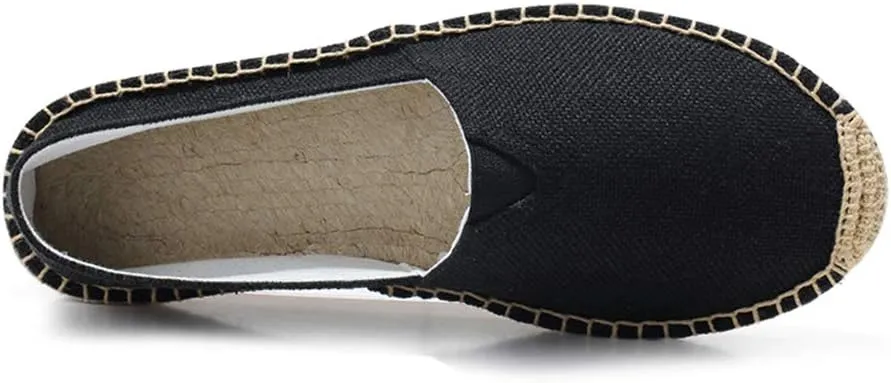 fereshte Mens Alpargata Espadrilles for Women Breathable Slip On Flats Shoes