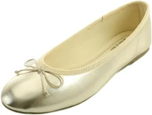 FEVERSOLE Women's Macaroon Colorful Memory Foam Cushion Insock Patent Ballet Flat