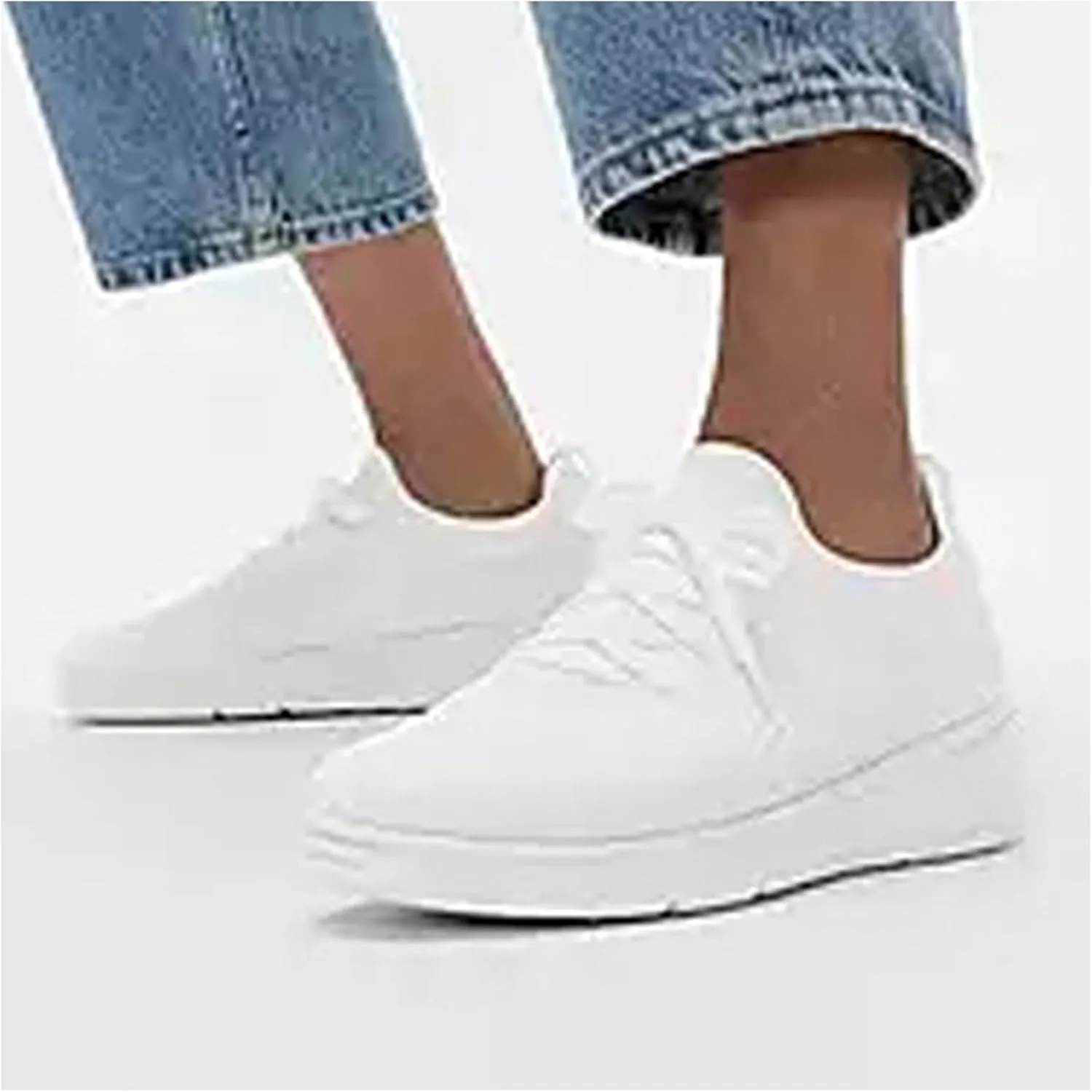 FitFlop Women's Super-q Knit Slip-on Laced Sneakers