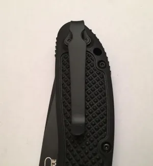 Flat Black Titanium Pocket Clip For Benchmade Griptilian 551BK 550SBK 553BK 551 553 550 Knife