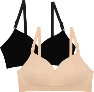 Fruit of the Loom Women's Seamless Wire Free Push-up Bra