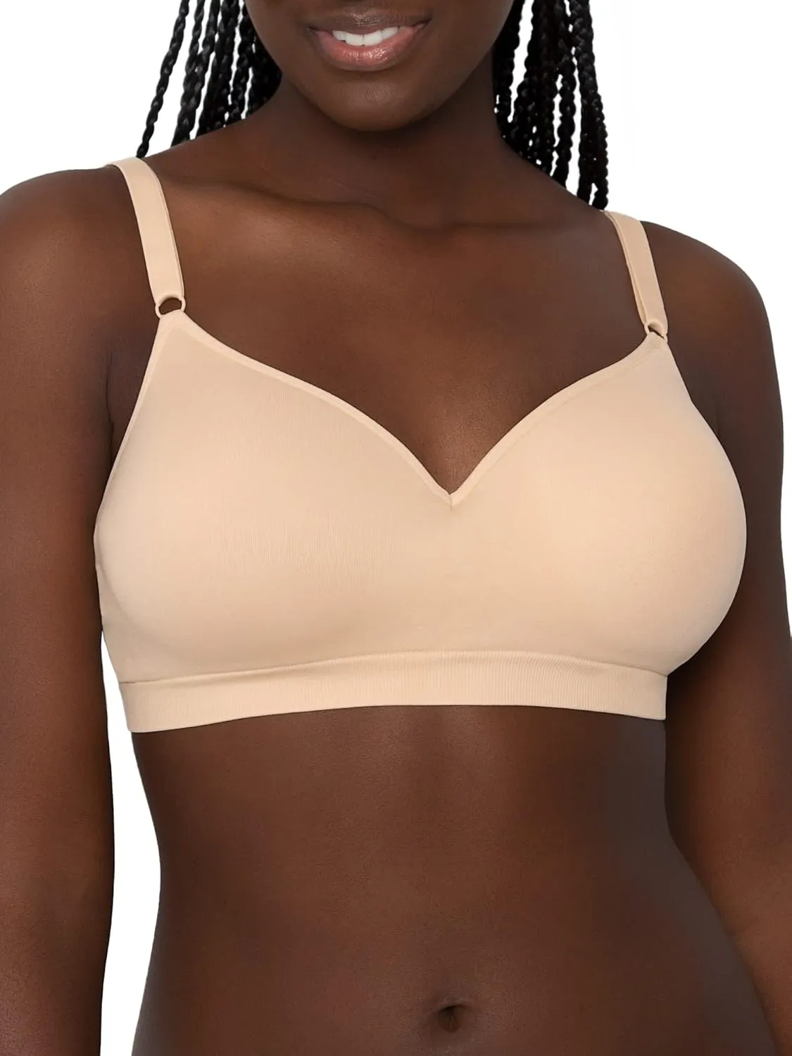 Fruit of the Loom Women's Seamless Wire Free Push-up Bra
