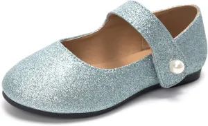 FUNKYMONKEY Toddler/Little Girl Mary Jane Dress Shoes Casual Slip on Ballet Flat