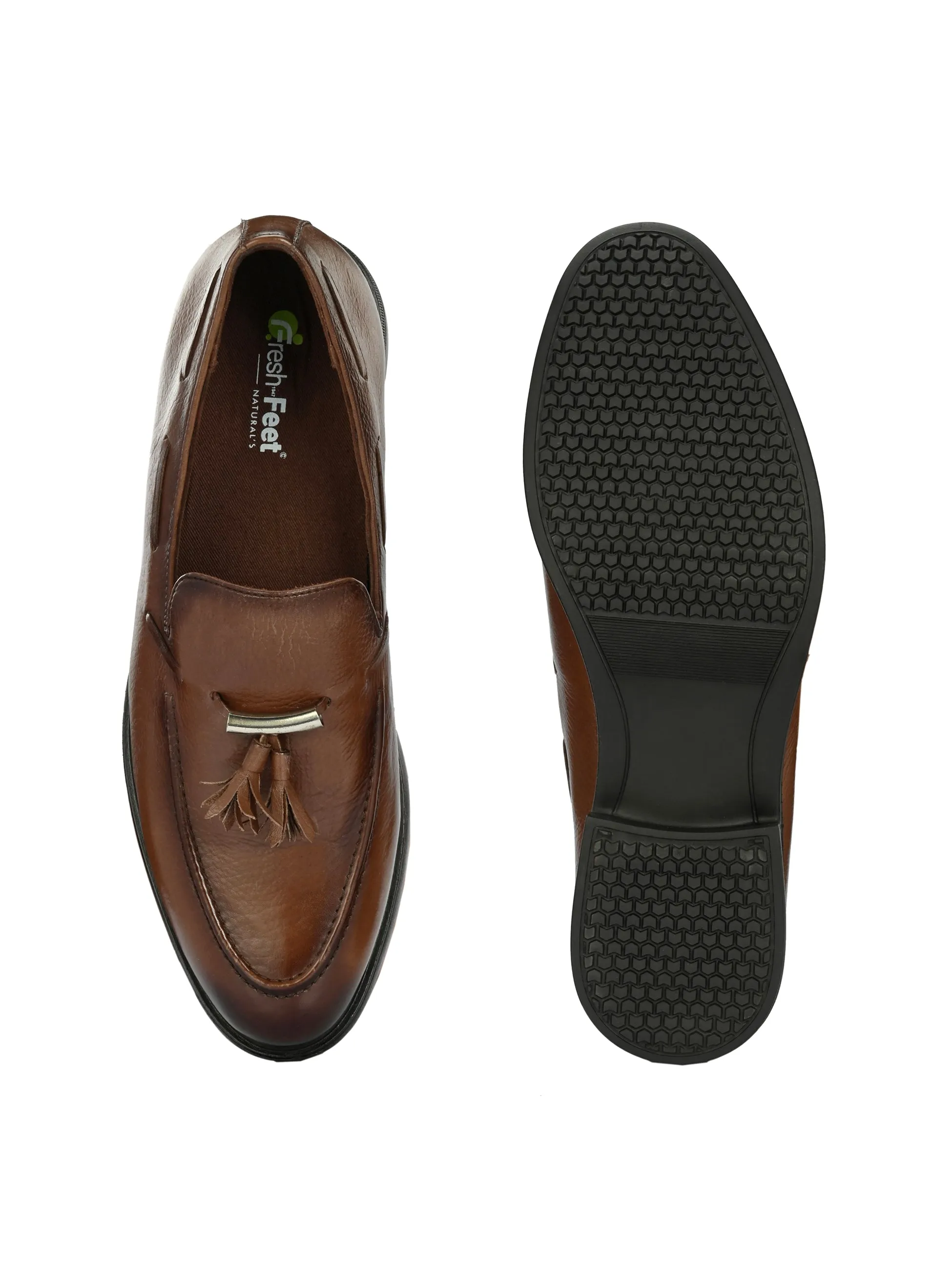 Gage Brown Formal Slip-on Shoes For Men