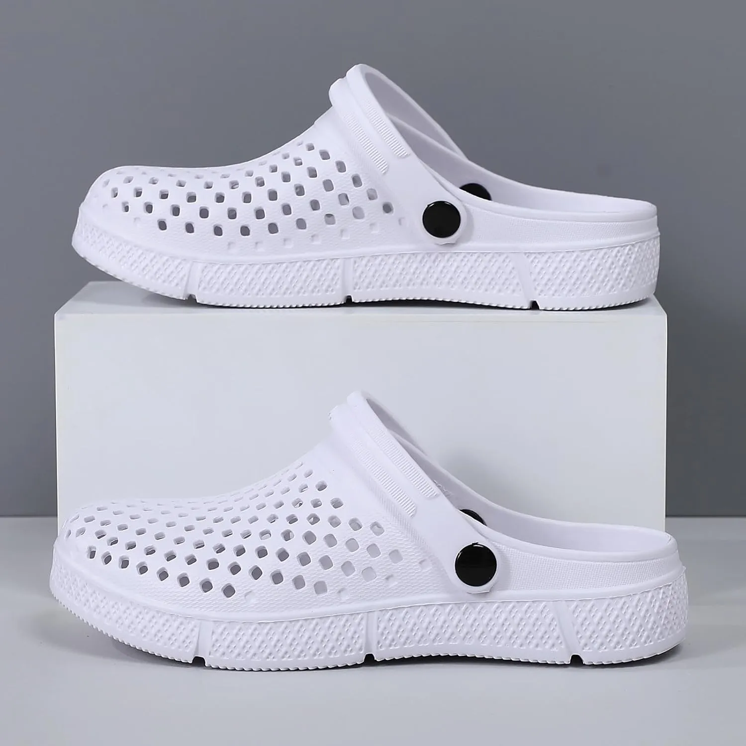 Garden Clogs for Women, Women's Slip On Garden Shoes Pool Beach Shower Slides Indoor Outdoor Walking Slippers