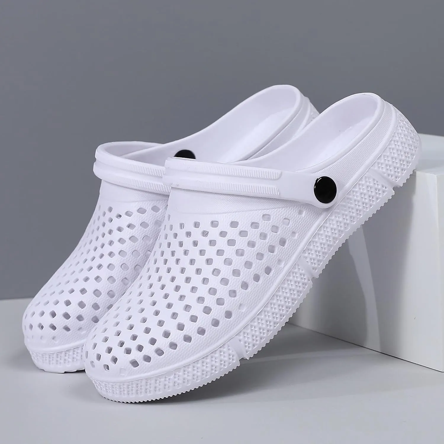 Garden Clogs for Women, Women's Slip On Garden Shoes Pool Beach Shower Slides Indoor Outdoor Walking Slippers