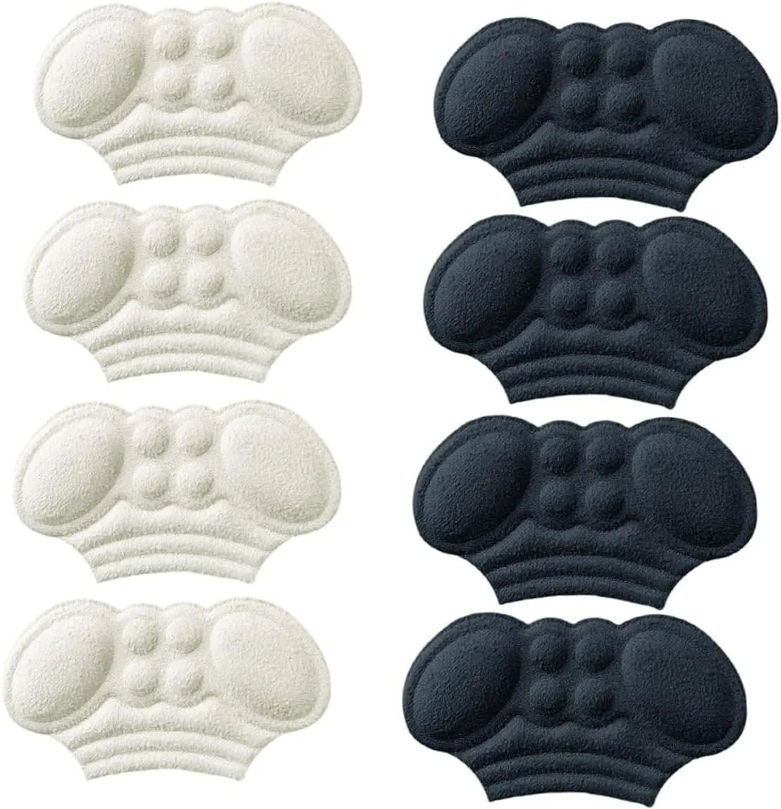GARVALON Upgrade Your Shoes 4 Pairs of Heel Grip Liners Anti-Fall Pads for Sneakers High Heels Sandals Slippers