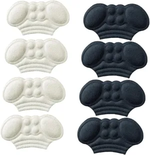 GARVALON Upgrade Your Shoes 4 Pairs of Heel Grip Liners Anti-Fall Pads for Sneakers High Heels Sandals Slippers