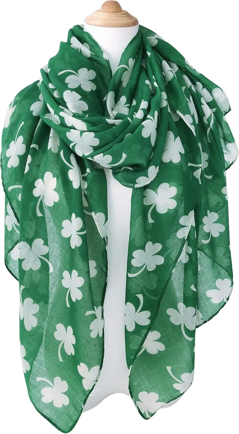 GERINLY Holiday Scarf for Celebration Fashion Festival Print Wrap Shawls for Travel Head Scarf Unique Hijab
