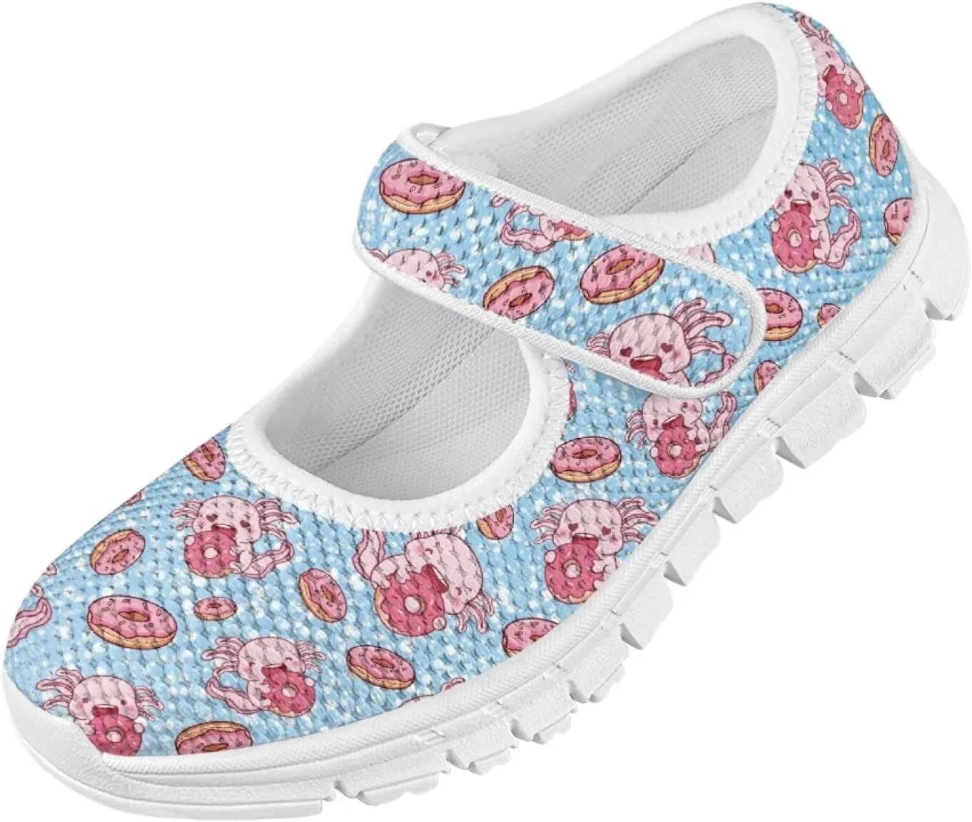 Girls Axolotl Dress Shoes Mary Jane Shoes Princess Ballet Flats Lightweight Slip On School Shoes US 11-2.5