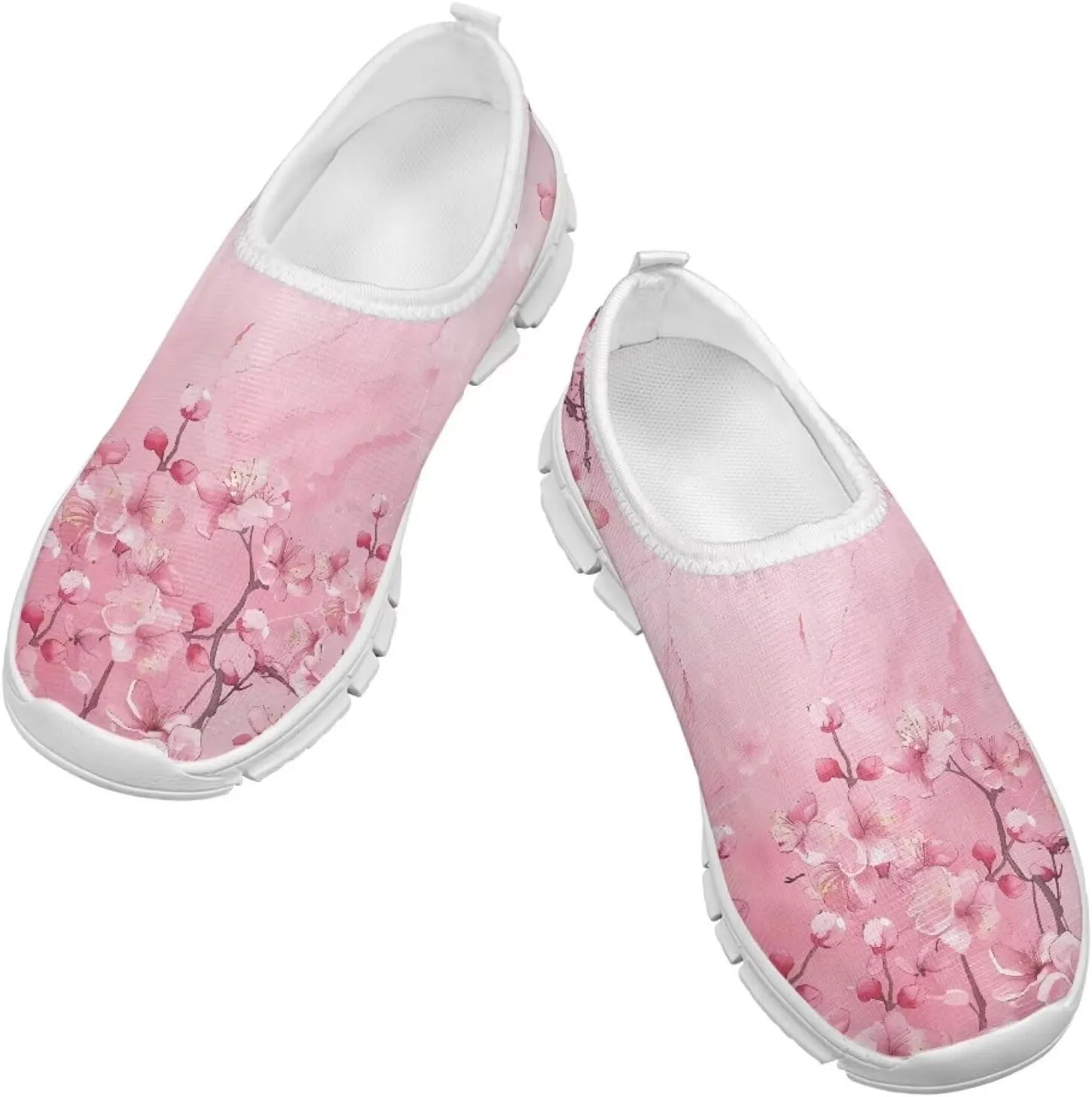 Girls Slip On Shoes Breathable Teen Girl Tennis Shoes for Outdoor Activities