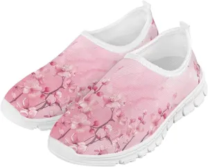 Girls Slip On Shoes Breathable Teen Girl Tennis Shoes for Outdoor Activities
