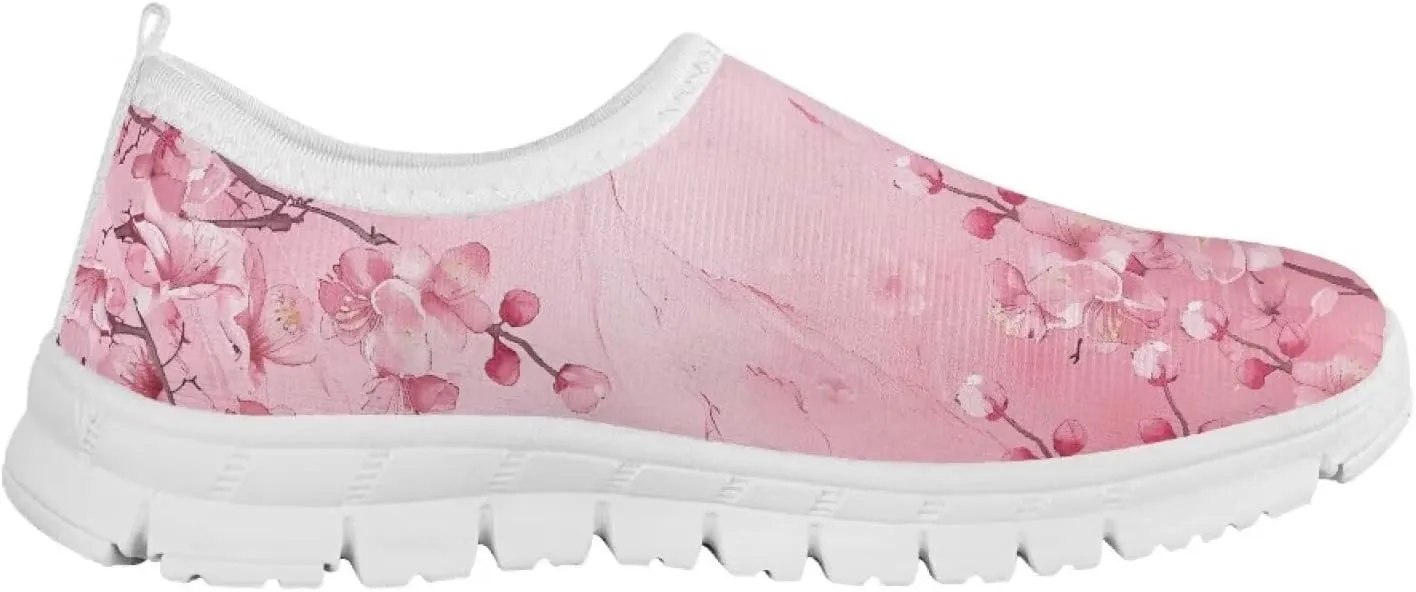 Girls Slip On Shoes Breathable Teen Girl Tennis Shoes for Outdoor Activities