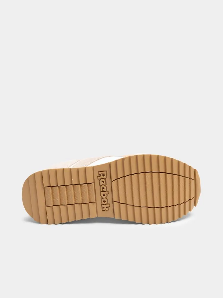 Glide Ripple Double Sneaker in White / Bleached Peach / Sunkissed Orange