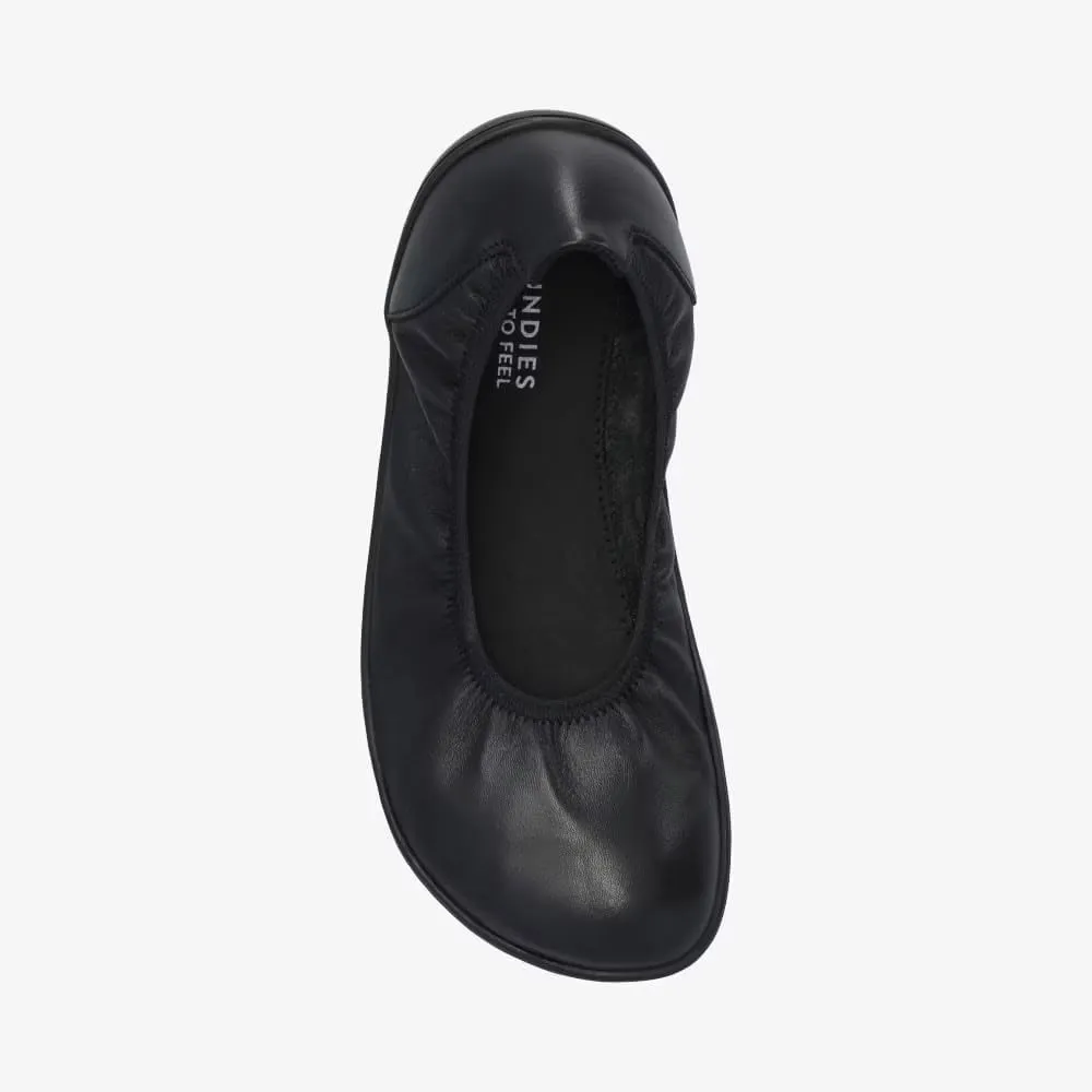GROUNDIES Lily 3.0 Ballerina Flats for Women - Flexible Barefoot Shoes for Women with Microfiber Comfort Footbed, Flexible TrueSense Ballet Outsole