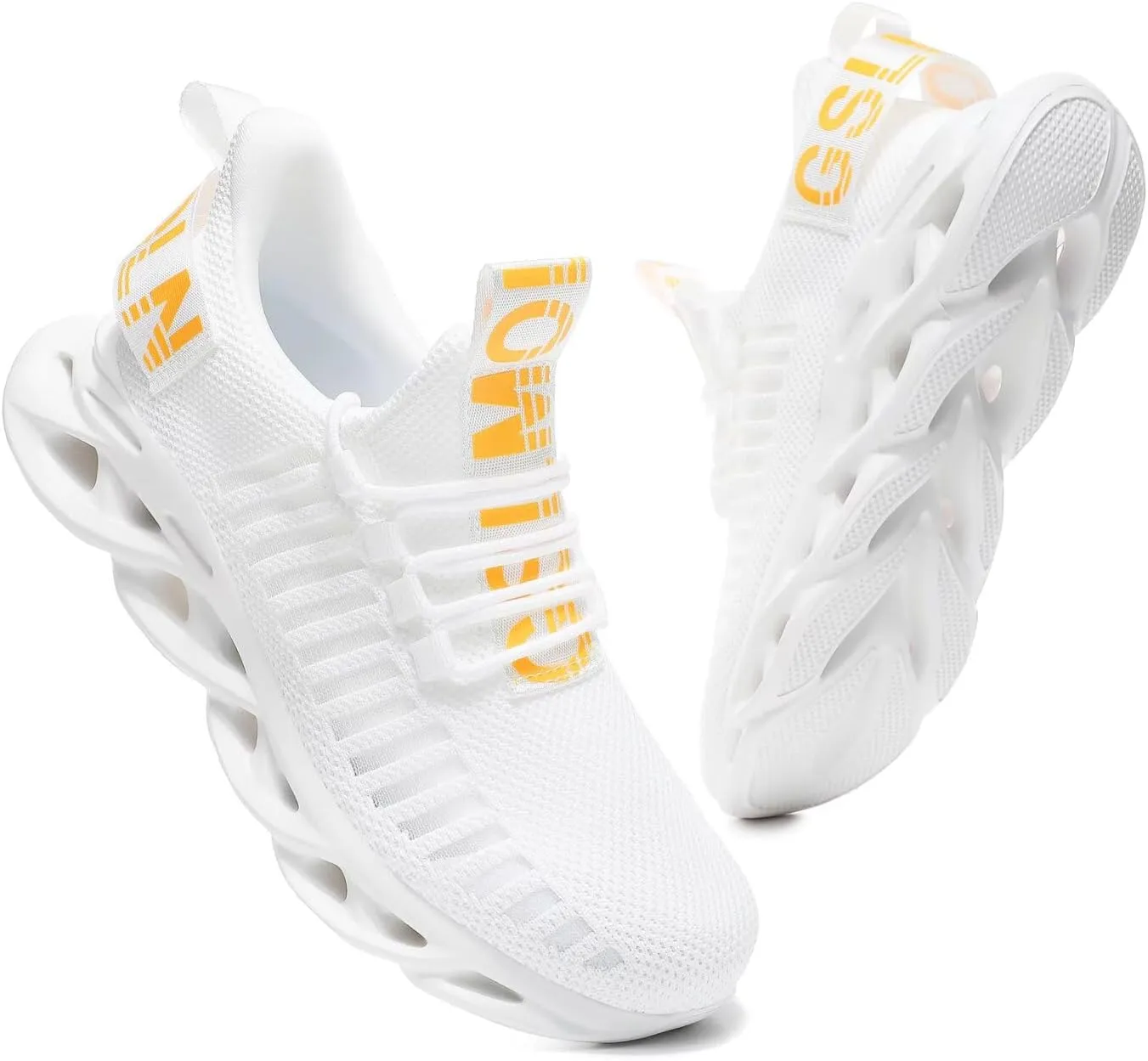 GSLMOLN Men's Slip on Breathable Walking Shoes Ultra Lightweight Casual Sport Gym Fashion Sneakers