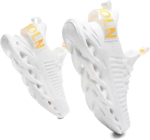 GSLMOLN Men's Slip on Breathable Walking Shoes Ultra Lightweight Casual Sport Gym Fashion Sneakers