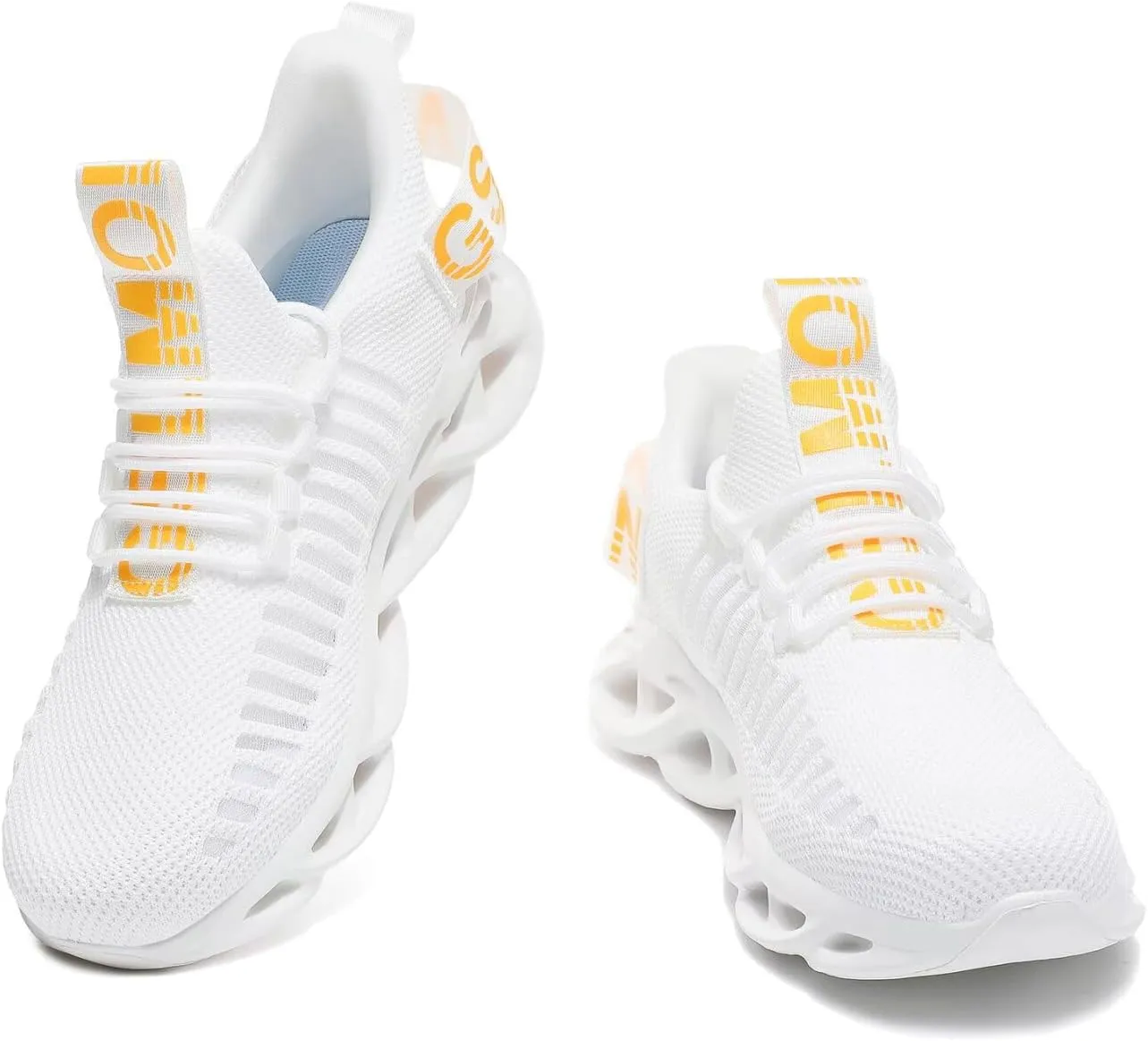 GSLMOLN Men's Slip on Breathable Walking Shoes Ultra Lightweight Casual Sport Gym Fashion Sneakers