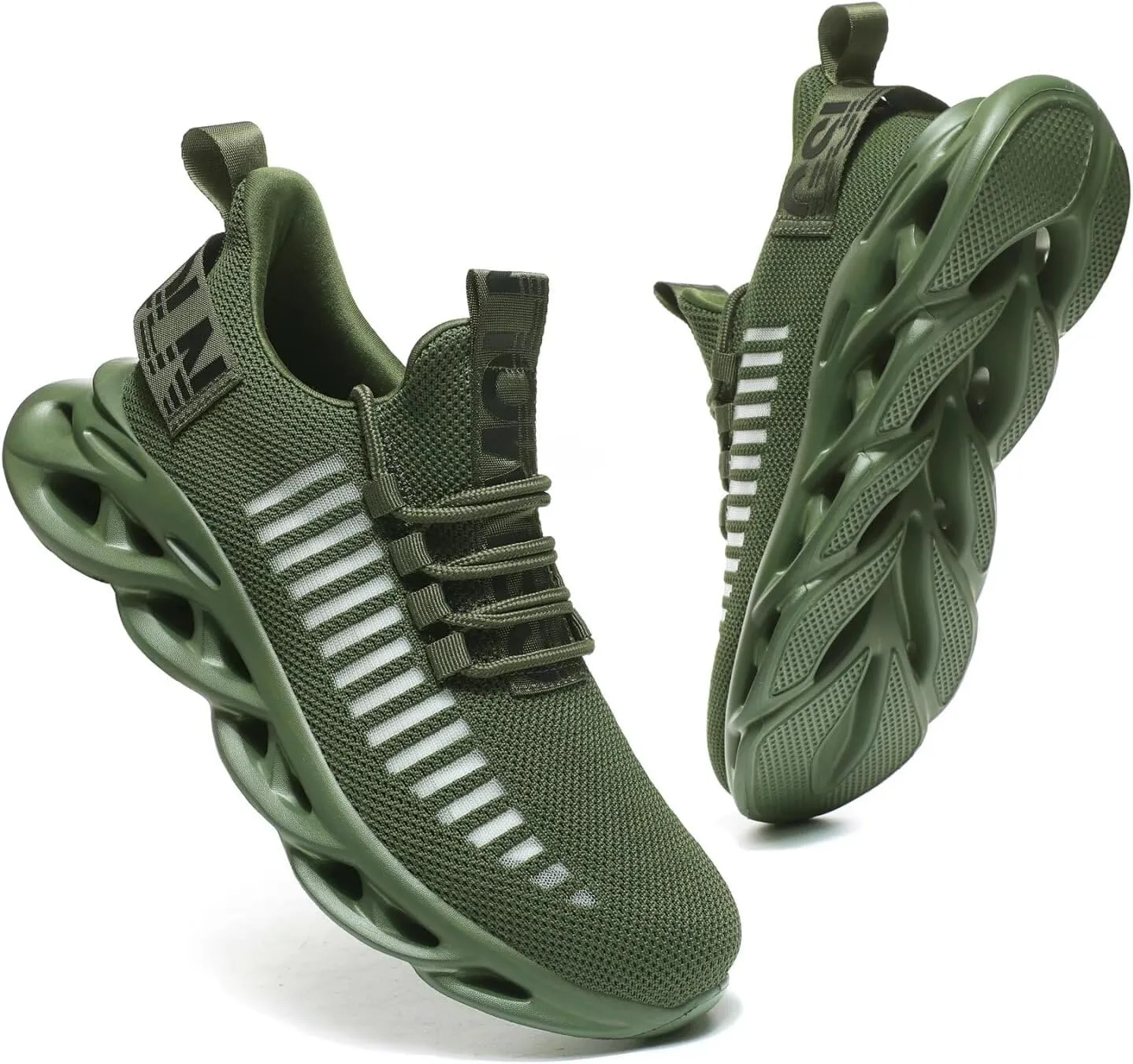 GSLMOLN Men's Slip on Breathable Walking Shoes Ultra Lightweight Casual Sport Gym Fashion Sneakers