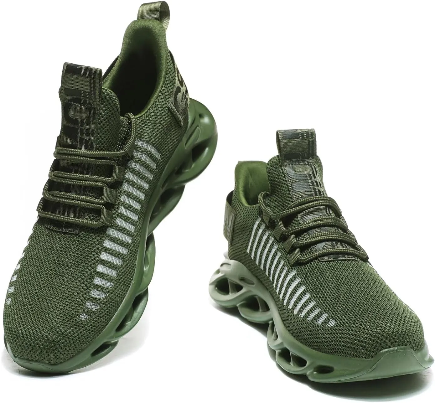GSLMOLN Men's Slip on Breathable Walking Shoes Ultra Lightweight Casual Sport Gym Fashion Sneakers