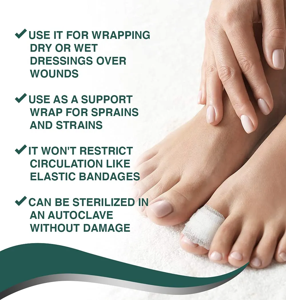 Guard-Tex White ¾ Ballet Protective Tape, 3-Packs - Self Adhesive Toe Tape, Sweatproof Blister Protection, Athletic Wrap Self Adhesive and Cohesive Bandage - 7 ½ yds