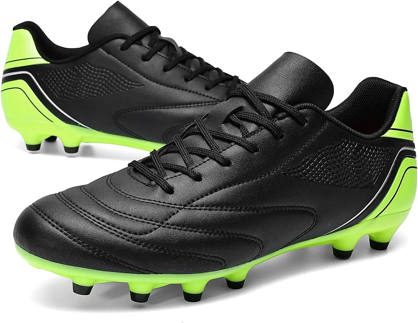 HaloTeam Soccer Shoes Mens Cleats Outdoor Professional Training Turf Football Boots Breathable Athletic Sneaker for AG/FG