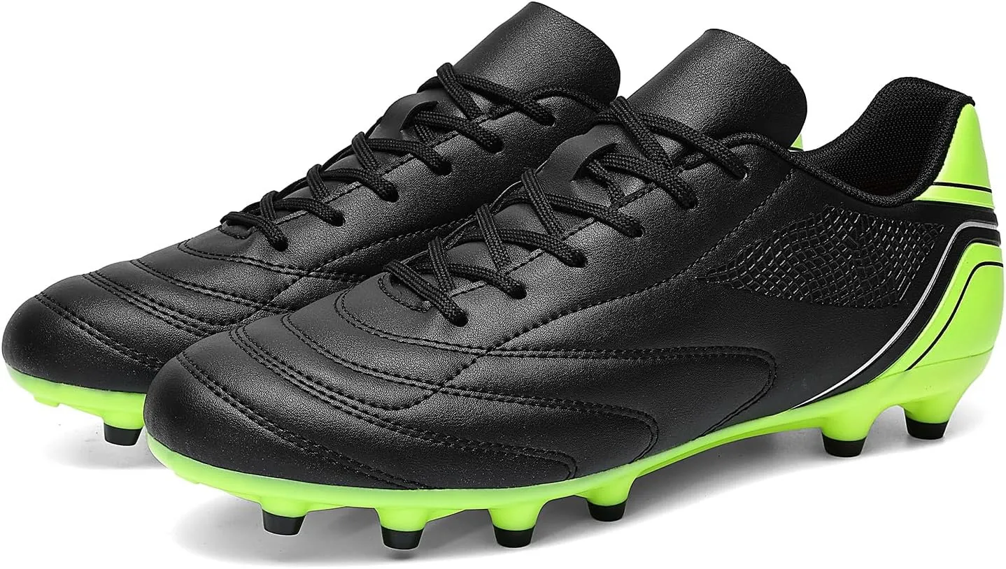 HaloTeam Soccer Shoes Mens Cleats Outdoor Professional Training Turf Football Boots Breathable Athletic Sneaker for AG/FG