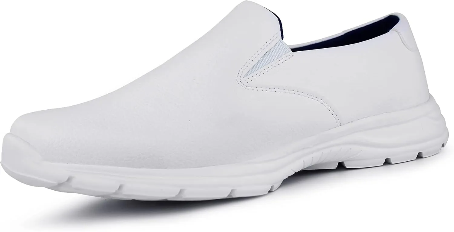 Hawkwell Men's Slip on Lightweight Slip Resistant Comfort Nursing Shoes