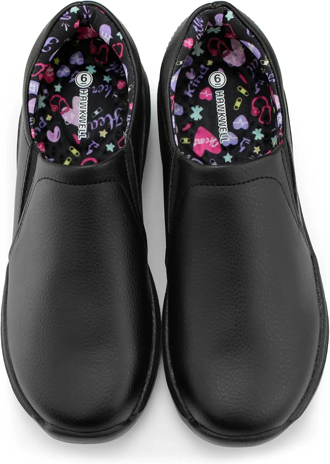 Hawkwell Women's Slip On Lightweight Slip Resistant Comfort Nursing Shoes