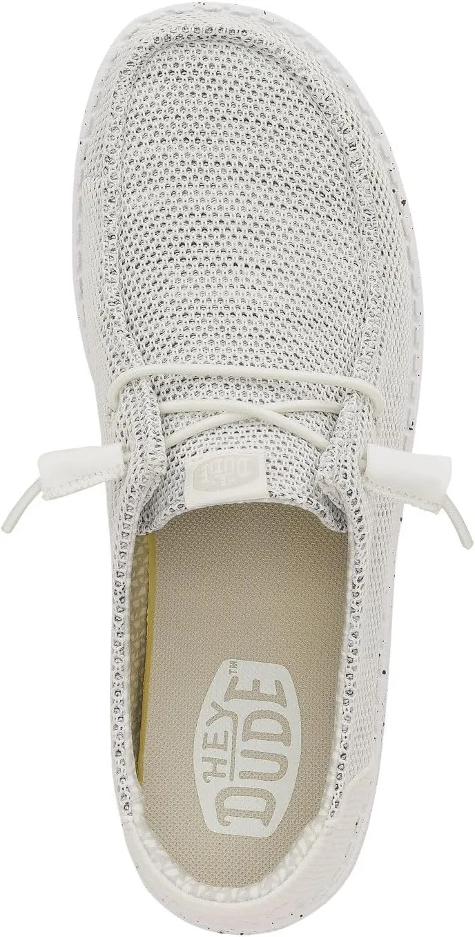 HEYDUDE Wendy Stretch Sox, Women’s Shoes, Women’s Slip-on Loafers, Comfortable & Light-Weight