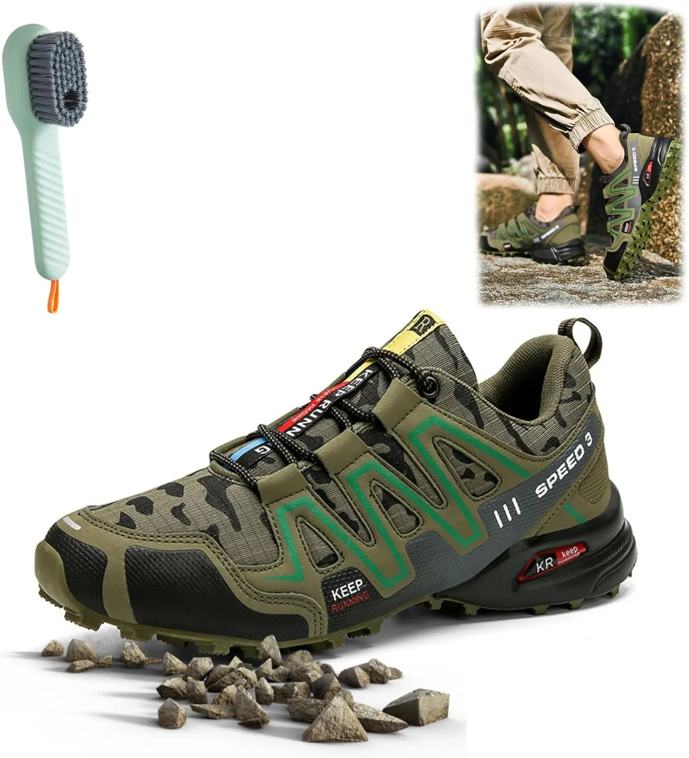 Hike Balance Shoes, Hike Balance Orthopedic Shoes, Comfortable Breathable Non-Slip Slip-on Sneakers, Non-Slip, Breathable, Lightweight and Flexible for Man & Women