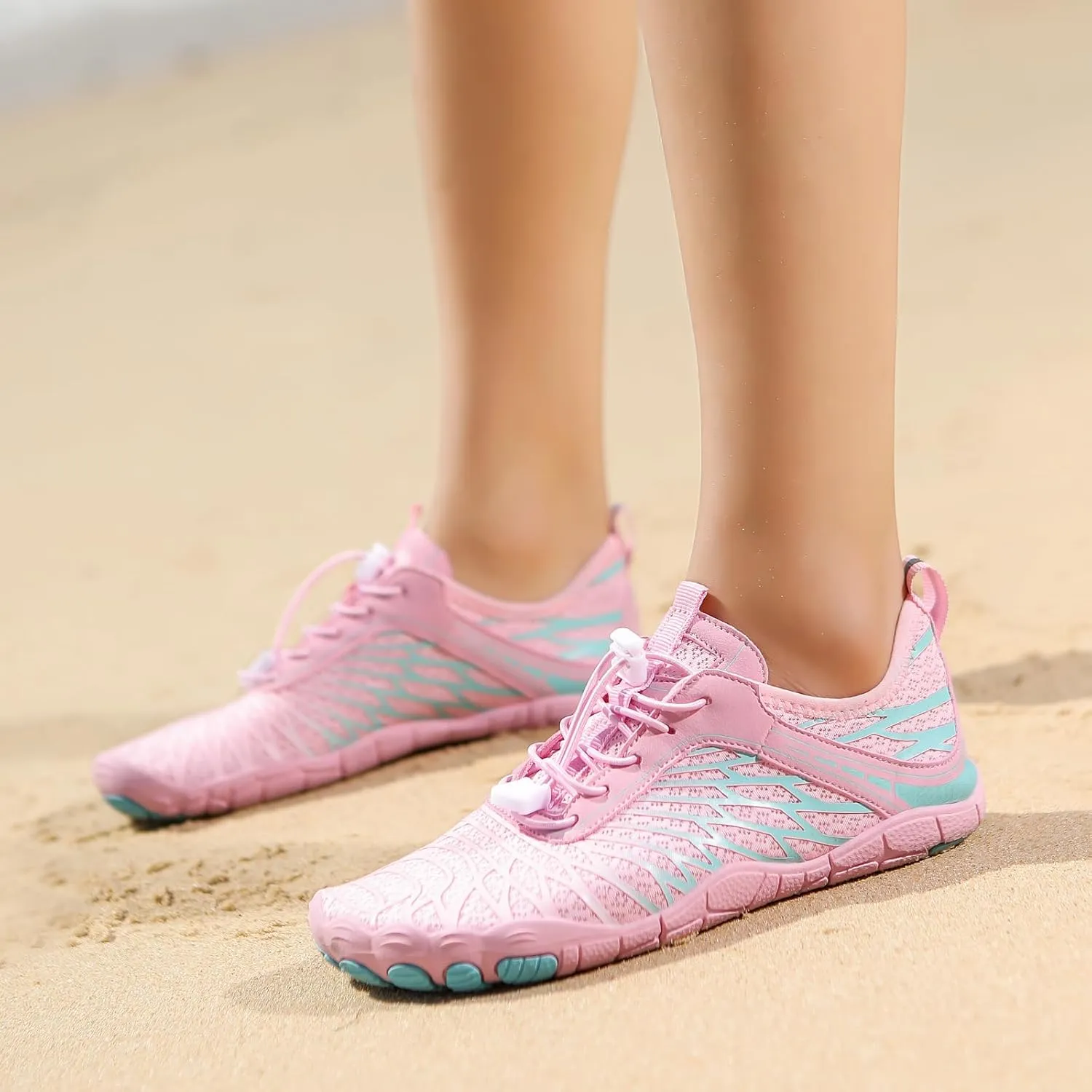 Hike Barefoot Shoes for Women Men Breathable & Non-Slip Athletic Footwear Wide Toe Water Shoes