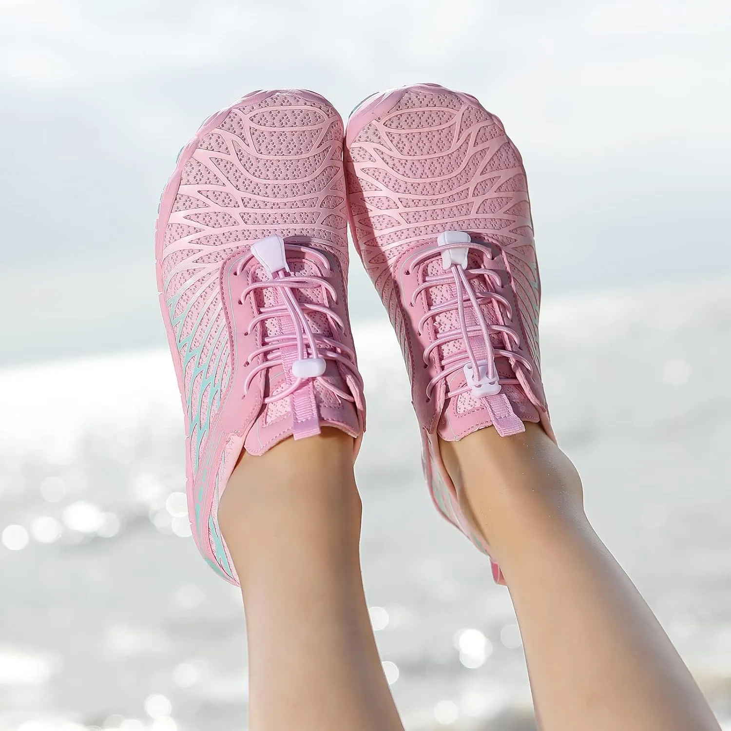 Hike Barefoot Shoes for Women Men Breathable & Non-Slip Athletic Footwear Wide Toe Water Shoes