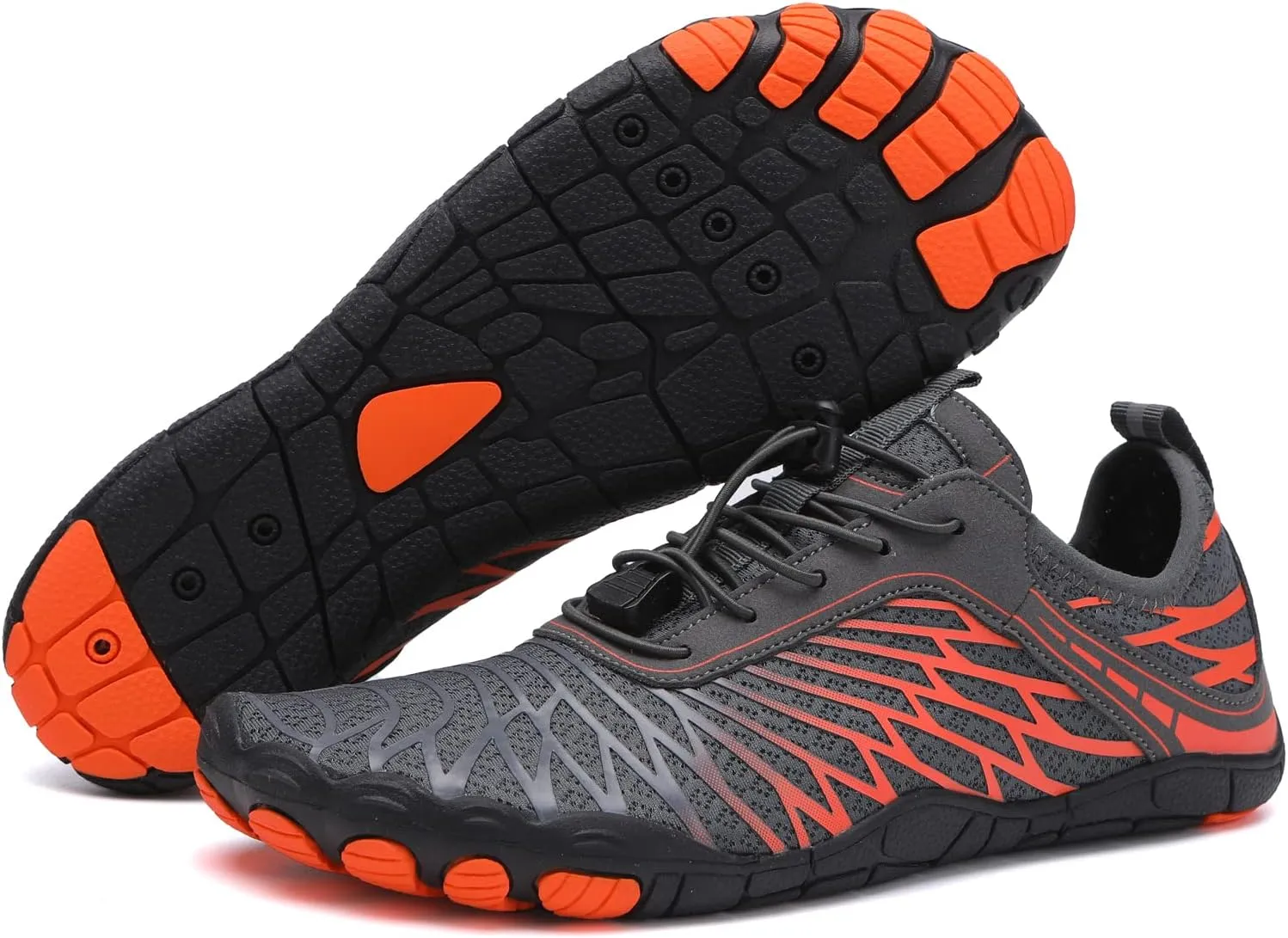 Hike Barefoot Shoes for Women Men Breathable & Non-Slip Athletic Footwear Wide Toe Water Shoes