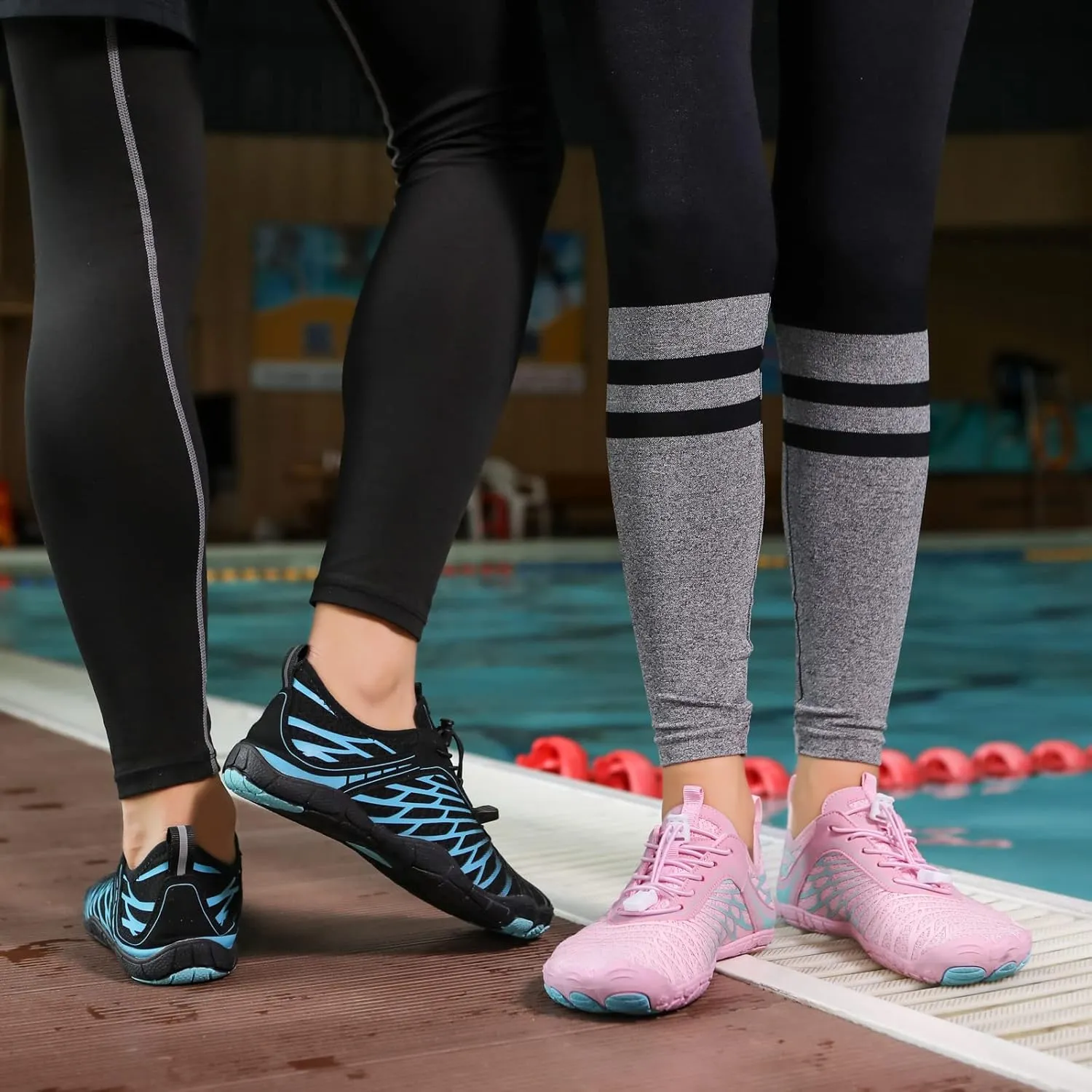 Hike Barefoot Shoes for Women Men Breathable & Non-Slip Athletic Footwear Wide Toe Water Shoes